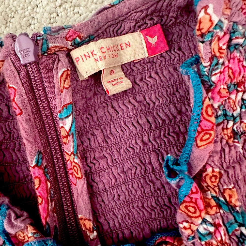 Pink chicken girls size 8